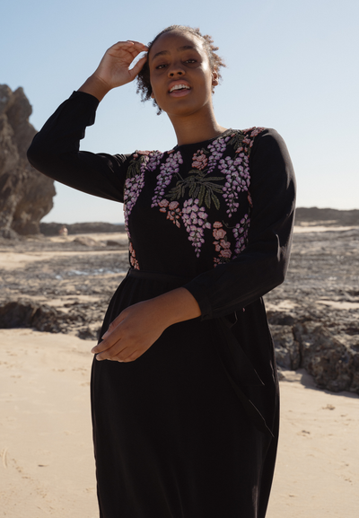 Love sleeve online maxi dress